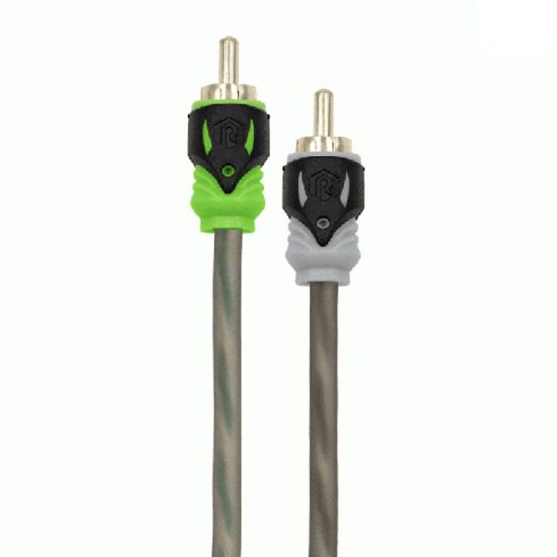 Picture of Raptor Pro Series 3'/0.9m 2 Ch Visible Dual Twist Audio RCA