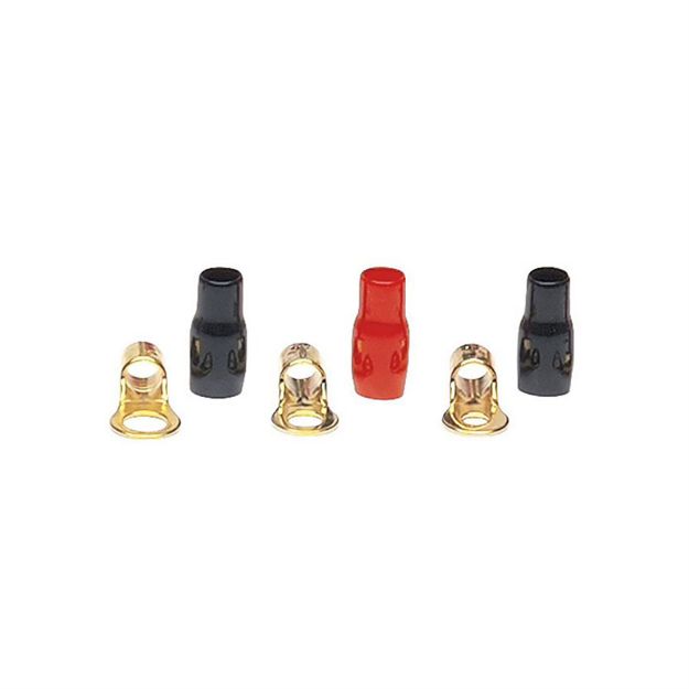 Picture of Raptor Mid Series 8 ga 3/8" Ring Terminals (gold, 20 pk)