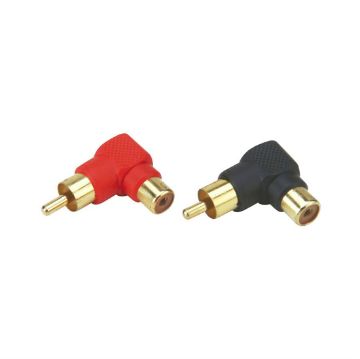 Picture of Install Bay Mini Right Angle RCA Barrel Connectors (10 pk)