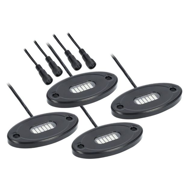 Picture of Heise RGB 4 Pod Rock Light Set, Used with RGBW-CB1