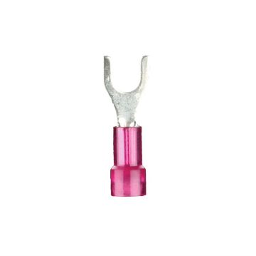 Picture of Install Bay 22-18 ga #6 Vinyl Spade Connector (red, 100 pk)
