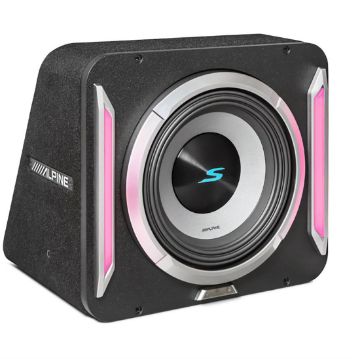 Picture of Alpine 10" Wedge Subwoofer Design Sealed Halo with RGB Lighting