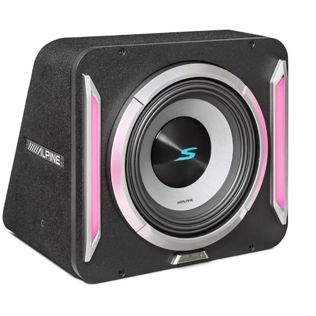 Picture of Alpine 10" Wedge Subwoofer Design Sealed Halo with RGB Lighting