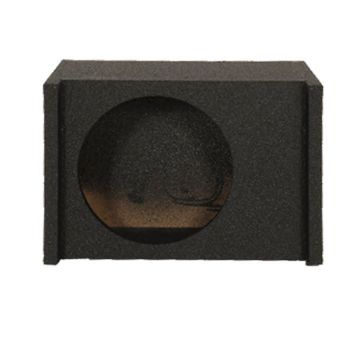 Picture of SPL Boxes Single 10" Sealed Universal Truck Down-Firing Enclosure, Bedliner Finish
