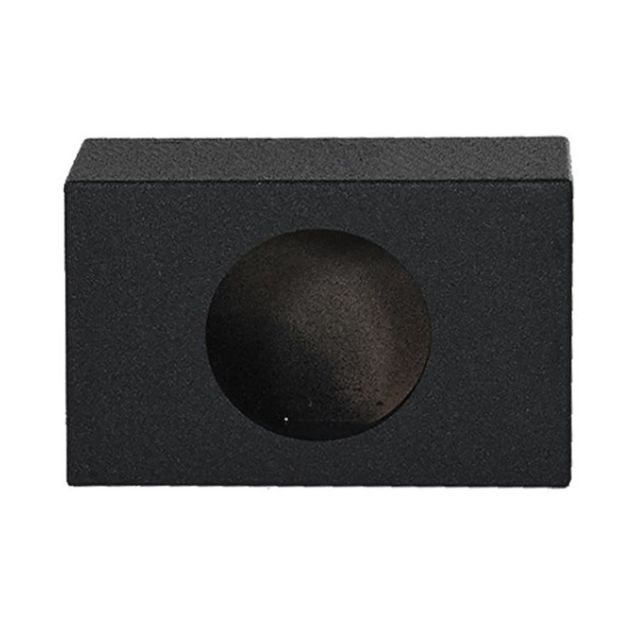 Picture of SPL Boxes Single 10" Side Ported Shallow Enclosure, Bedliner Finish
