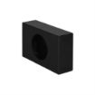 Picture of SPL Boxes Single 10" Side Ported Shallow Enclosure, Bedliner Finish