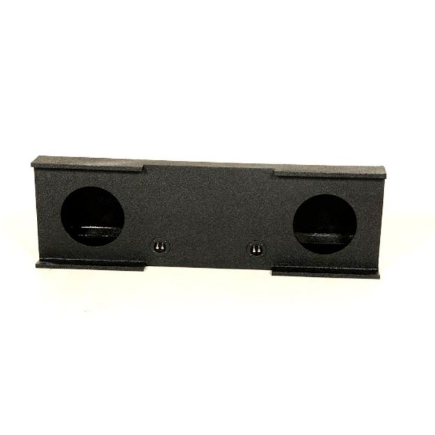 Picture of SPL Boxes Dual 12" Sealed Enclosure GM/Chevy  Crew Cab 2007-2013, Down-Firing, Bedliner Finish