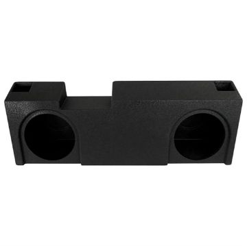 Picture of SPL Boxes Dual 10" Vented Enclosure GM/Chevy Crew Cab 2019-Current, Up-Firing, Bedliner Finish