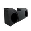 Picture of SPL Boxes Dual 10" Vented Enclosure GM/Chevy Crew Cab 2019-Current, Up-Firing, Bedliner Finish