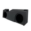 Picture of SPL Boxes Dual 10" Vented Enclosure GM/Chevy Crew Cab 2019-Current, Up-Firing, Bedliner Finish