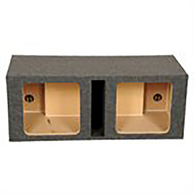 Picture of SPL Square Dual 10" Vented Enclosure, Carpet Finish