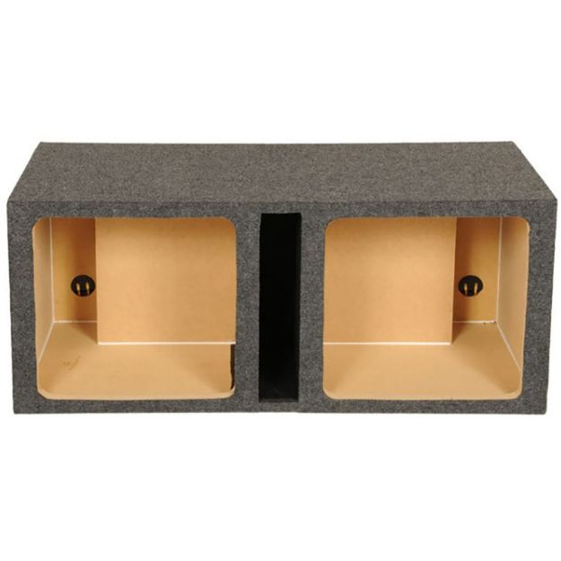 Picture of SPL Boxes Dual Square 15" Vented Heavy Duty Enclosure, Carpet Finish