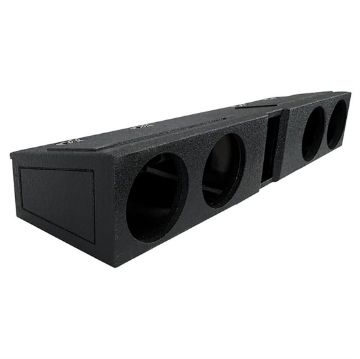 Picture of SPL Boxes Quad 8" Vented Enclosure, Ford F150 Super Crew 2009+, F250/F350 2017+, Bedliner Finish