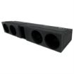 Picture of SPL Boxes Quad 8" Vented Enclosure, Ford F150 Super Crew 2009+, F250/F350 2017+, Bedliner Finish