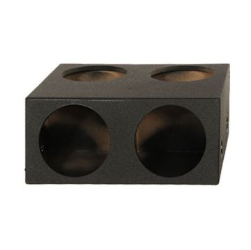 Picture of SPL Boxes Quad 12" Sealed (2) Front/(2) Top Enclosure, Bedliner Finish