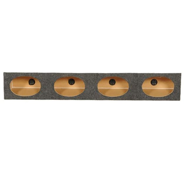 Picture of SPL Boxes Quad 6"x9" Sealed Double Angle Enclosure, Carpet Finish