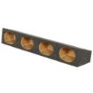 Picture of SPL Boxes Quad 6"x9" Sealed Double Angle Enclosure, Carpet Finish