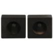 Picture of SPL Boxes Two (2) Single 6.5" Sealed Enclosures, Bedliner Finish