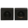 Picture of SPL Boxes Two (2) Single 6.5" Sealed Enclosures, Bedliner Finish