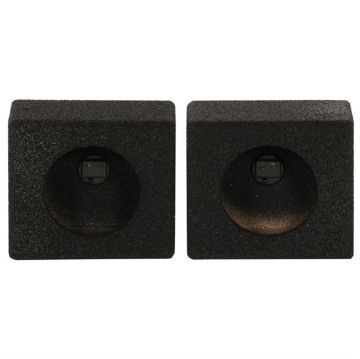 Picture of SPL Boxes Two (2) Single 6.5" Sealed Enclosures, Bedliner Finish