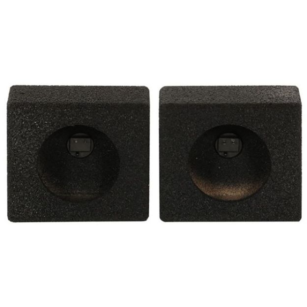 Picture of SPL Boxes Two (2) Single 6.5" Sealed Enclosures, Bedliner Finish