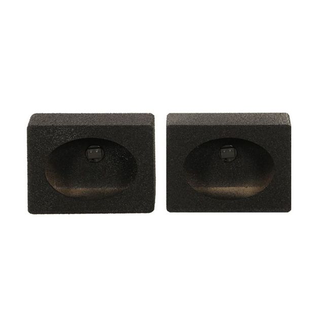 Picture of SPL Boxes Two (2) Single 6"x9" Sealed Enclosures, Bedliner Finish