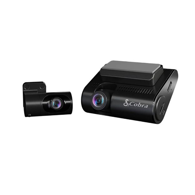 Picture of Cobra Dual-View Dash Cam with True 4K, 360 Alerts & Rear Cam