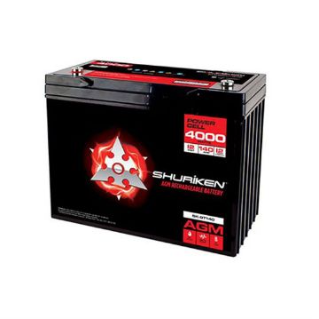 Picture of Shuriken 4,000W 140 Amp Hrs Lg Reserve Cap AGM 12V Battery