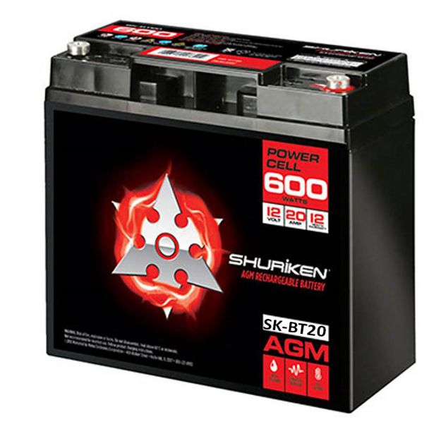 Picture of Shuriken 600W 20 Amp Hours Compact 12V Battery