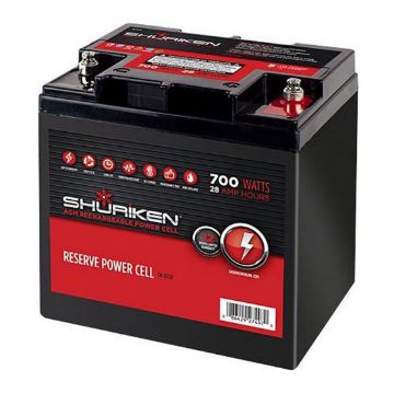 Picture of Shuriken 700W 28 Amp Hours Compact Size AGM 12V Battery