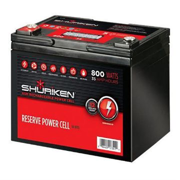 Picture of Shuriken 800W 35 Amp Hours Compact Size AGM 12V Battery