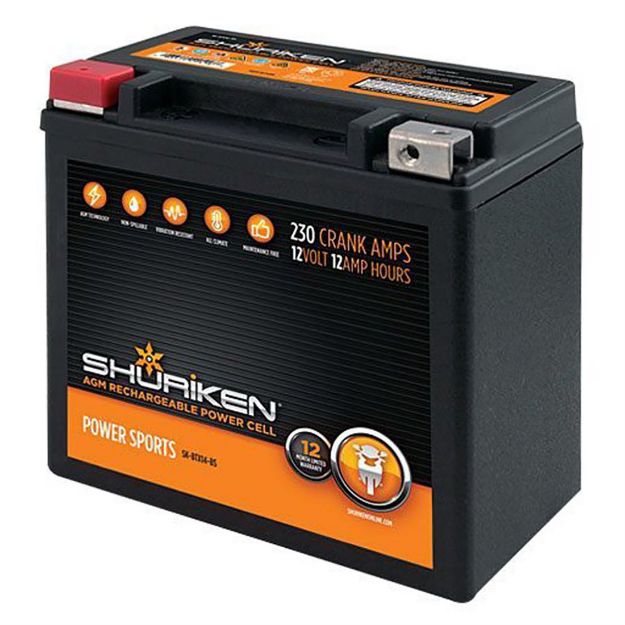 Picture of Shuriken 230 Crank Amps 12 Amp Hours AGM Battery
