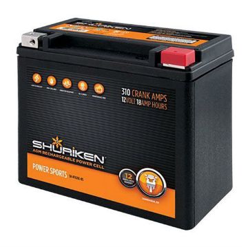 Picture of Shuriken 310 Crank Amps 18 Amp Hours AGM Battery
