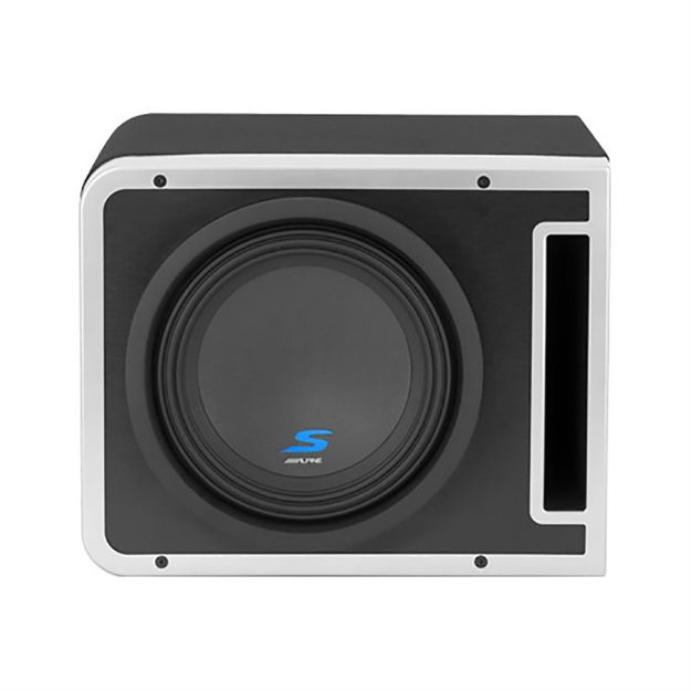 Picture of Alpine S-Series Single 10" Halo Shallow Pre-Loaded Subwoofer Enclosure