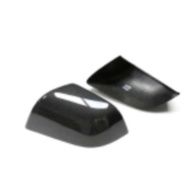 Picture of Rydeen Tesla Carbon Fiber Sideview Mirror Protector Caps 2019+ Model Y (black gloss)