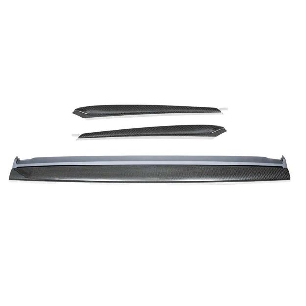 Picture of Rydeen Tesla Carbon Fiber Inst Trim Panel, Stick On, 2020-2023 Model 3/Y (matte black)