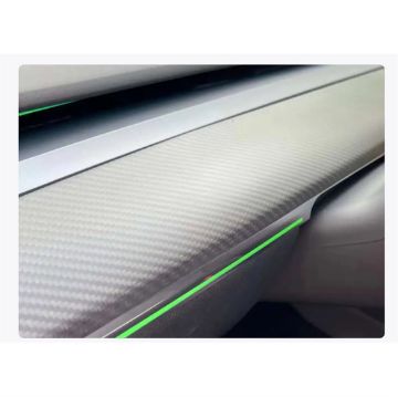 Picture of Rydeen Tesla Carbon Fiber Inst Trim Panel Cover, Stick On, 2024+ Model Y (matte black)