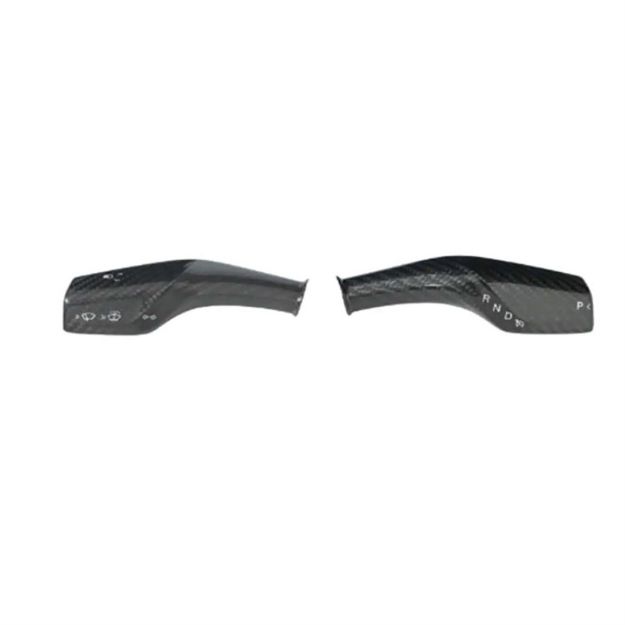 Picture of Rydeen Tesla Carbon Fiber Turn Signal Stalk Covers 2016-2023 Model 3,2019-2023+ Model Y (glossy blk)