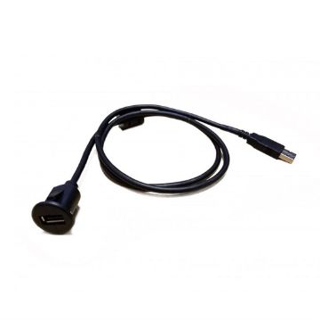 Picture of PAC 3' USB Dash-Mount Cable. USB type A Male to Female