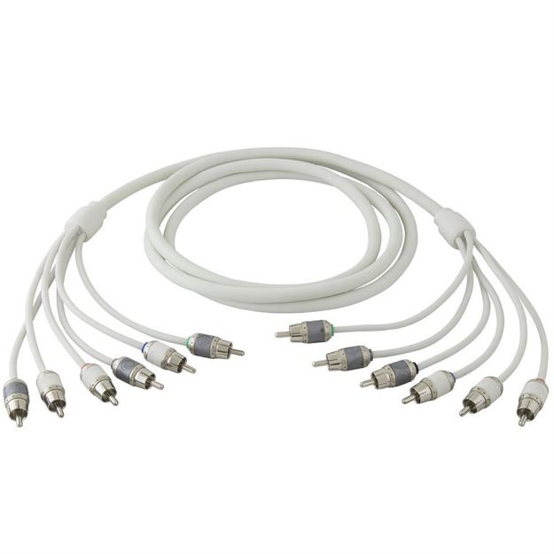 Picture of T-Spec RCA v10 Series 6-Channel Audio Cable - 17 FT
