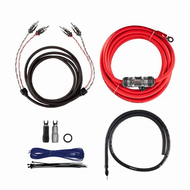 Picture of T-Spec v12 2,400W 4 ga Amplifier Kit with RCA