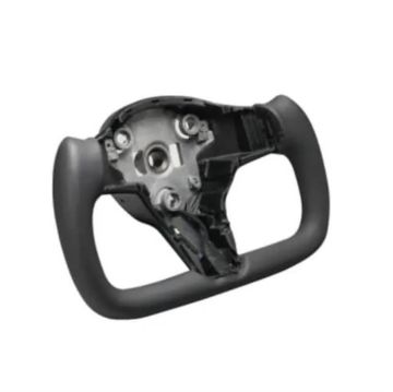 Picture of Rydeen Tesla Yoke Steering Wheel Nappa Leather 2016-2023 Model 3, 2019-2023+ Model Y (black)