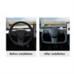 Picture of Rydeen Tesla Yoke Steering Wheel Nappa Leather 2016-2023 Model 3, 2019-2023+ Model Y (black)