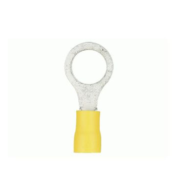 Picture of Install Bay 12-10ga #8 Vinyl Ring Terminal (yellow, 100 pk)
