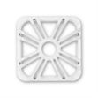 Picture of KICKER 12" L7 White LED Square Grille (single)