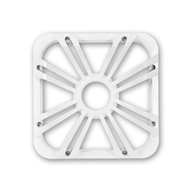 Picture of KICKER 12" L7 White LED Square Grille (single)