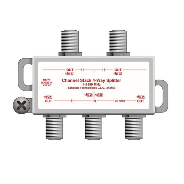 Picture of DISH 4-Way Stackable Splitter for DPH42 Switch