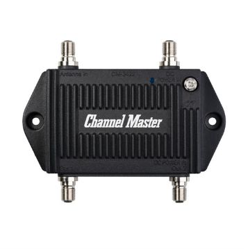Picture of Channel Master TV Antenna Booster 2, 2 port output for off air, 11.5dB per output, 54mhz to 608mhz