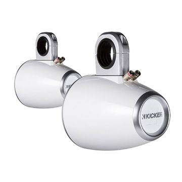 Picture of KICKER KMTES Tower Enclosure for 6” and 6.5” speakers (white