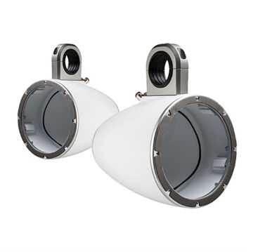 Picture of KICKER KMTES8W Tower Enclosures for 8" Drivers (white) (pair)